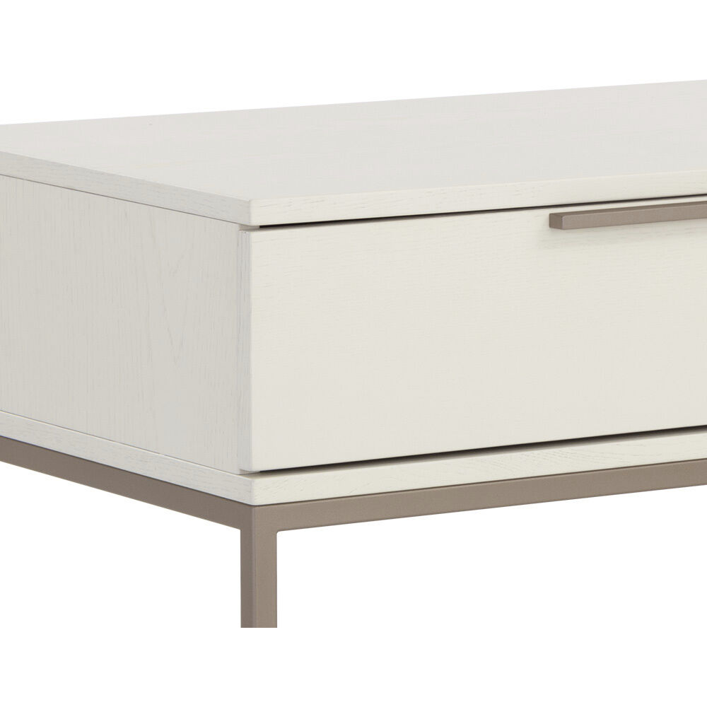 Rebel 38 X 27.25 inch Champagne Gold / Cream Night Stand, Large